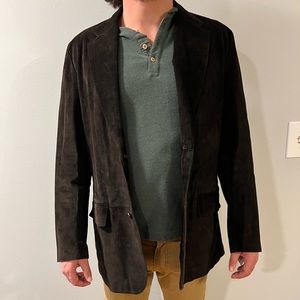 Vintage Banana Republic Leather Blazer